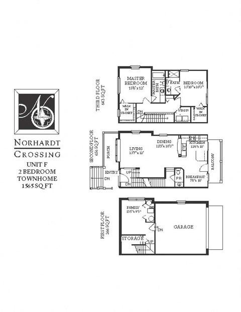 a floor plan of a house with two bedrooms and two baths and a bonus room